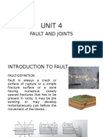 Unit 4 Faults and Joints