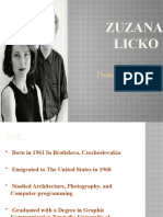 Zuzana Licko: Presented By: Dina Kamaly
