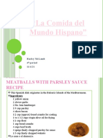 Spanish Foods (Slide Show)