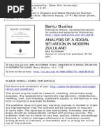 Download Analysis of a social situation in modern Zululand by Edali Gutierrez SN300847538 doc pdf