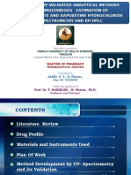 Analysis Sildenafil Citrate Dapoxetin HPLC UV 