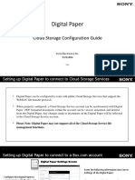 Sony - DPT - S1 - Digital - Paper - Cloud - Storage - Configuration - Guide
