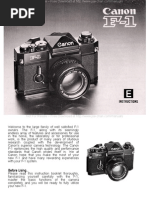 Download Manual Canon f1 by tarzandelosgnomos SN30087579 doc pdf