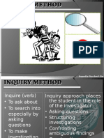 Inquiry Method