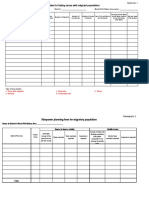 Template For Listing Areas With Migrant Population