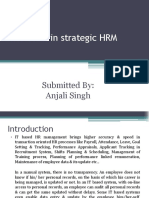 Role of IT in Strategic HRM