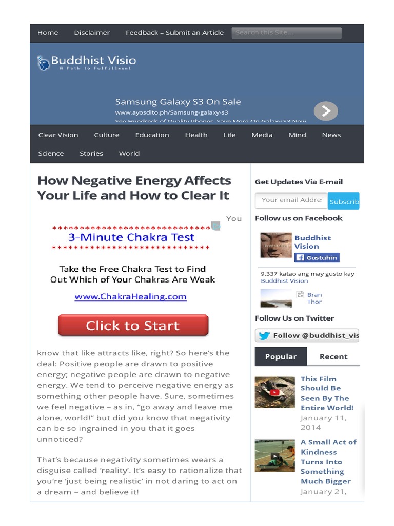 How Does Negative Energy Affect Your Life? – TZJD