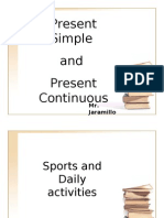 English - The Present Simple and Continuous