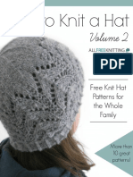 How to Knit a Hat Volume 2 Free Knit Hat Patterns for the Whole Family