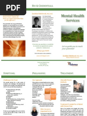 Brochure Performax Mental Health Services