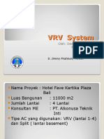 Hotel Fave Kartika Plaza VRV System Design
