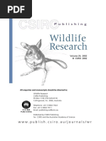 Escape Behaviour of Feral Horses During a Helicopter Count