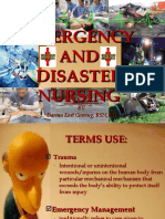 EMERGENCY AND DISASTER NURSING