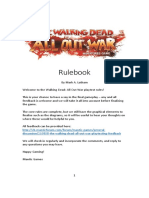 Walking Dead Play Test Rulebook