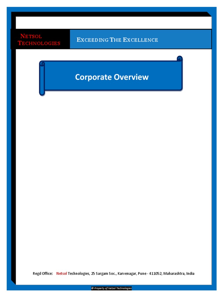 Netsol Services Overview | PDF | Data Center | Computer Network