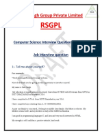 Ravi Singh Group Private Limited (Job Interview Question) PDF