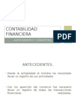 Contabilidad Financiera, Antecedentes y Concepto