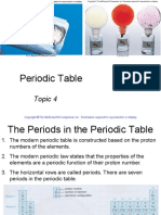 Chemistry Topic 4 Matriculation