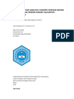 Pembuatan Dan Analisis Shampo Dengan Bah