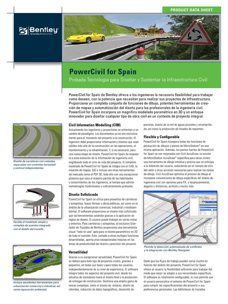 Power Civil | PDF | Sistema de información geográfica | Software