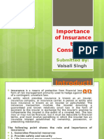 Importance of Insurance To Consumers