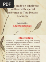 A Brief Study On Employee Welfare With Special Reference To Tata Motors Lucknow