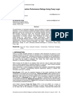 Collocation Extraction Performance Ratings Using Fuzzy Logic