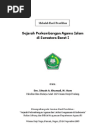 Download Sejarah Islam Di Sumatera Barat I by Irhash A Shamad SN30117143 doc pdf