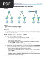 1.2.1.7 Packet Tracer - Comparing 2960 and 3560 Switches Instructions