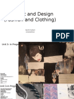 BTEC Art and Design (Fashion and Clothing) : Sarah Kingham KIN16495522