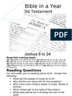 Bible in A Year 23 OT Joshua 8 To 24
