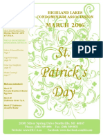St. Patrick's Day: March 2016