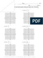 Graphing Rational Functions... Master Activity PDF