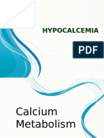 Hypocalcemia