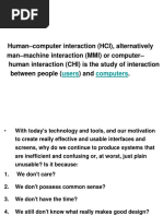 Download Human Computer Interaction Lecture Notes on UNIT 1 by Prabhu Alakannan SN301237798 doc pdf