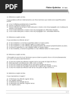testes de física e química 8ºano som e luz