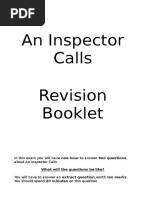 Download An Inspector Calls Revision Booklet by jasonleefarr SN301242197 doc pdf