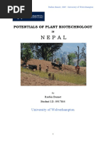 Download Potentials of Plant Biotechnology Nepal by Rasbin Basnet SN30124564 doc pdf