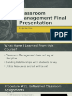 classroom management final presentation