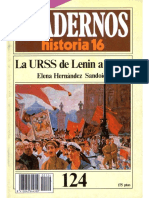 Cuadernos Historia 16, #124 - La Urss de Lenin A Stalin PDF