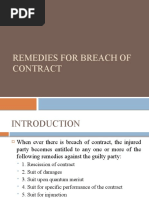 Download Remedies for Breach of Contract by Utkarsh Sethi SN30127229 doc pdf