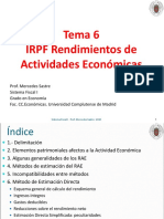 Tema 6-IRPF-Rendimientos de Actividades Económicas