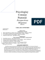 Psicología y Consejo Pastoral