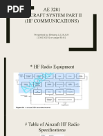 AE 3281 Aircraft System Part Ii (HF Communications) : Presented by Bintang A.S.W.A.M (13613019) On Page 80-81