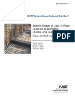 Cast-In-Place Concrete Diapragms, Chords, And Collectors