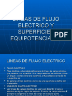 Lineas de Flujo Electrico y Superficies Equipotenciales