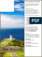 New Zealand Pre Travel Guide