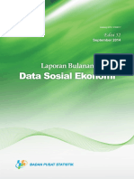 Data Sosial Ekonomi BPS September 2014