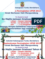 Kad Jemputan Majlis Graduasi