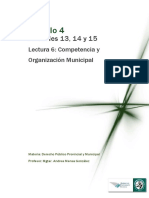 Lectura 6 - Competencia Municipal, Participación Ciudadana y Régimen Financiero